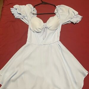 Rue21 Sky Blue Smocked Dress